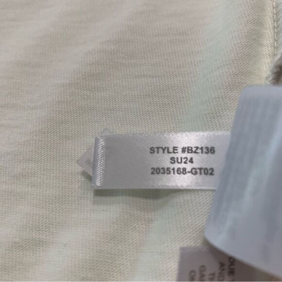 J Crew Shirt M Garment Dyed Relaxed Fit Tee Ivory - Picture 9 of 10